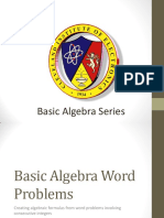 Basic Algebra Part 1 7 5