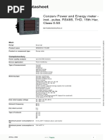 EM6436H Multi-Function Meter Datasheet | PDF | Bit Rate ...