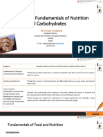 .Module I Fundamentals of Nutrition and Carbohydrates