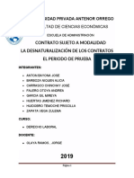 Derecho Laboral - Contratos