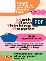 Math Community Poster