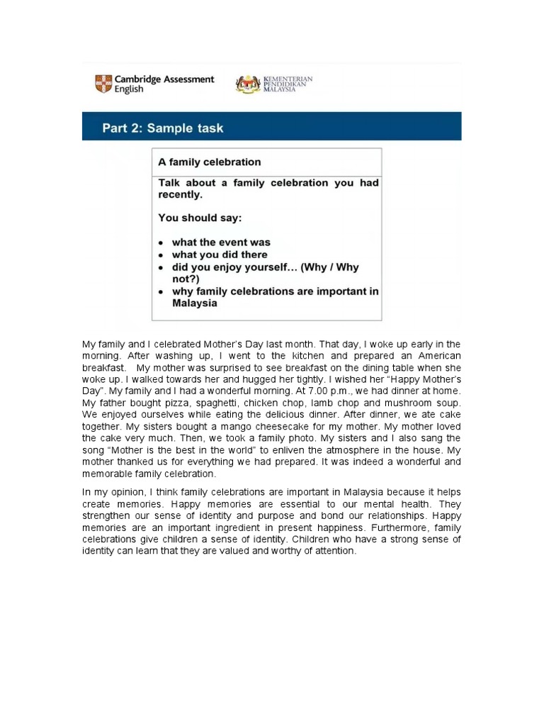 A Family Celebration PDF