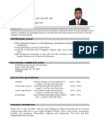 Sample Resume For Fresh Graduate