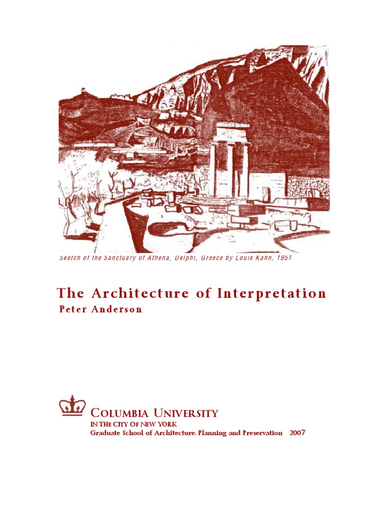 The Architecture Of Interpretation Community Evaluation