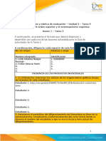 Anexo 1 - Tarea 3 - Procesos de Orden Superior y El Entrenamiento Cognitivo