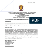 Exp - 3. Study of Load Characteristics of D.C. Generator