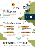 Agrarian Reform in The Philippines 1