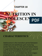 Nutrition in Adolescence