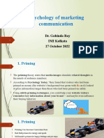 Topic 2.2 Psychology of Marketing Communication