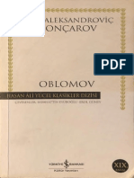 Gonçarov Oblomov İş Bankası Yayınları