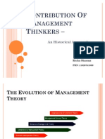 1 Contribution of Management Thinkers