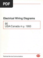 Audi 90 Electrical Wiring Diagrams 1993