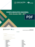 Oferta Educativa Nacional 2021-2022 - 28-06-2021
