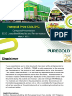 IR Presentation - PGOLD FY 2020 Unaudited Results Briefing March 2021 - FINAL