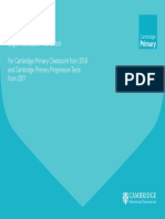 Cambridge Primary English Curriculum Framework