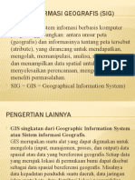 SIG Sistem Informasi Geografis