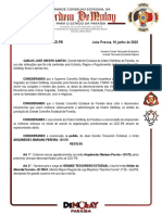ATO 059/2021-2023 nomeia Grande Tesoureiro DeMolay PB