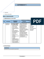 1° Grado - Actividad Del 28 de Noviembre