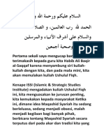 Talaqqi Kitab Usul Al-Fiqh Al-Waraqat Imam Al-Juwayni