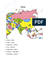 Mapas Físico-Político Asia y Oceanía
