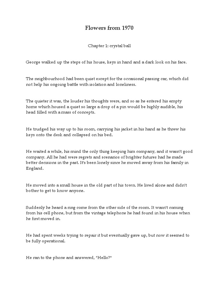 Flowers From 1970 PDF