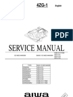 Aiwa 3Cd-Player 4ZG-1 Service Manual