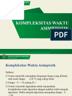 3 Kompleksitas Waktu Asimptotik