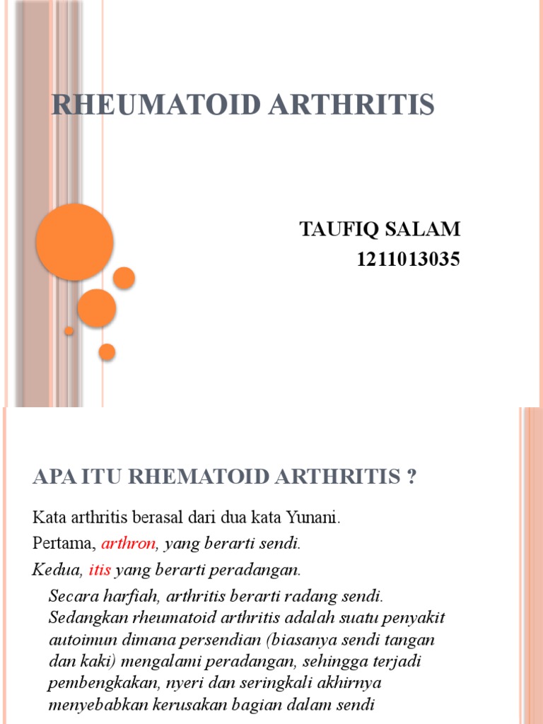 Panduan Lengkap Rheumatoid Arthritis | PDF | Sains & Matematika
