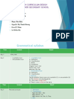 English Curriculum Design