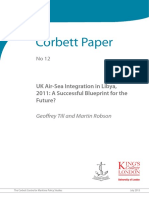 UK Air-Sea Integration in Libya, 2011 - A Successful Blueprint For The Future