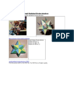 Paper Model of A Small Stellated Dodecahedron