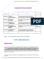 Programación de evaluaciones finales derecho constitucional laboratorio liderazgo historia derecho