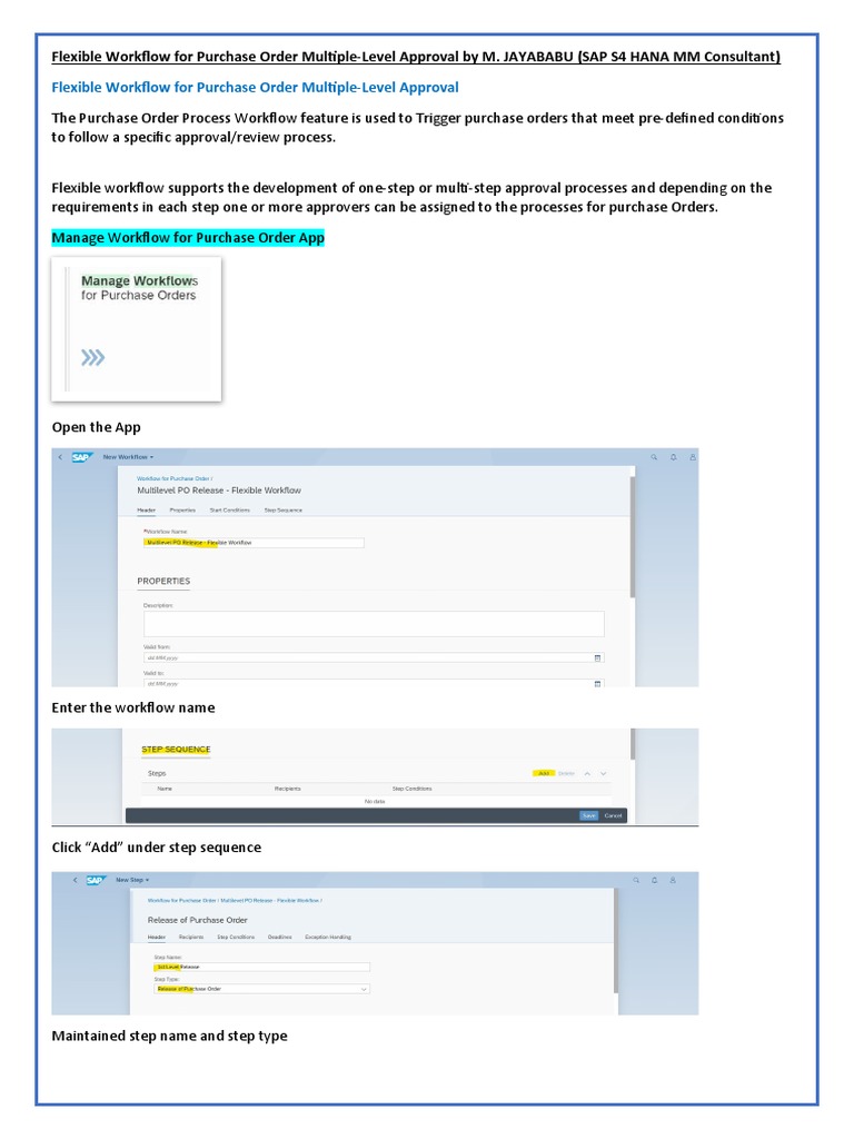 Multilvel Release in Flexible Workflow | PDF | Business | Finance ...