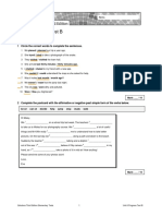 Sol3e Elem U6 Progress Test B