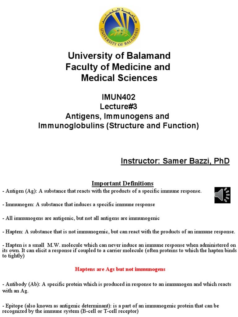 Antigens and Immunogens Explained | PDF | Antibody | Antigen