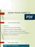 Validasi Metode Analisis Bag 2