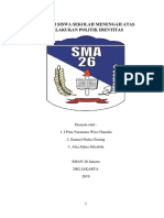 Potensi Siswa Sekolah Menengah Atas Melakukan Politik Identitas