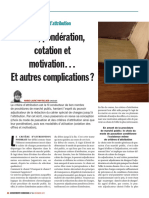 Choix, Pondération, Cotation Et Motivation Et Autres Complications ?