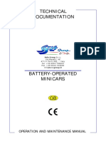 Technical Documentation for Battery-Operated Minicars