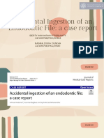 Accidental Ingestion of An Endodontic Fle A Case Report