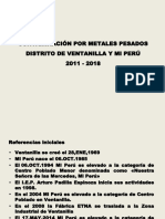 Contaminación por metales pesados en Ventanilla y Mi Perú