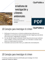Investigar Crímenes Ambientales - Nelly Luna