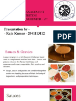 Sauces and Gravies