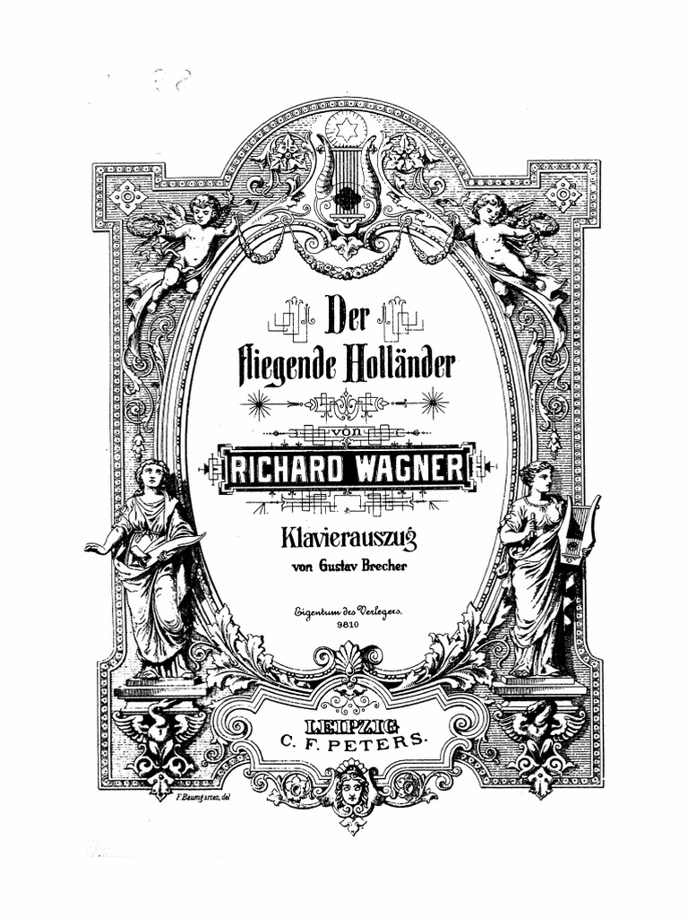 WAGNER R Der Fliegende Hollander OPERA Vz+Coro+P de Ed Peters