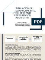 Diapositivas Prescripcion Adquisitiva en El Peru