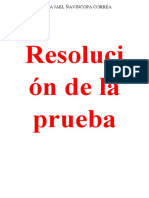 Resolución de La Prueba Diagnostica