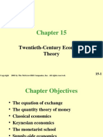 Chapter 15: Twentieth Century Economic Theory