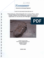 Paleontología Terciario cuenca Pisco