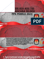 Materi Kisi-Kisi Tes Wawancara Seleksi PPK Pemilu 2024