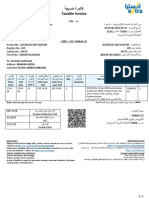 Taxable Invoice: To: Mustafa Mahmood: Mustafa Mahmood Makkah Azizia 00966534985360